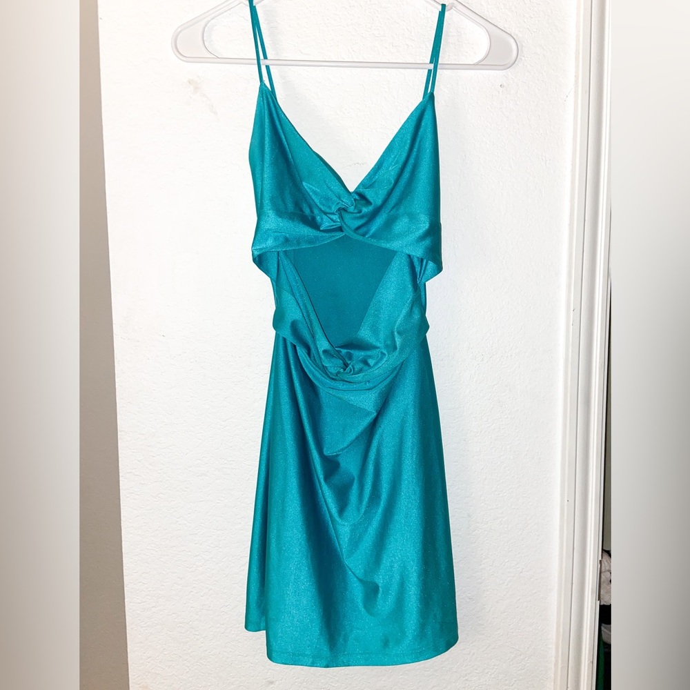 tiffany blue mini dress